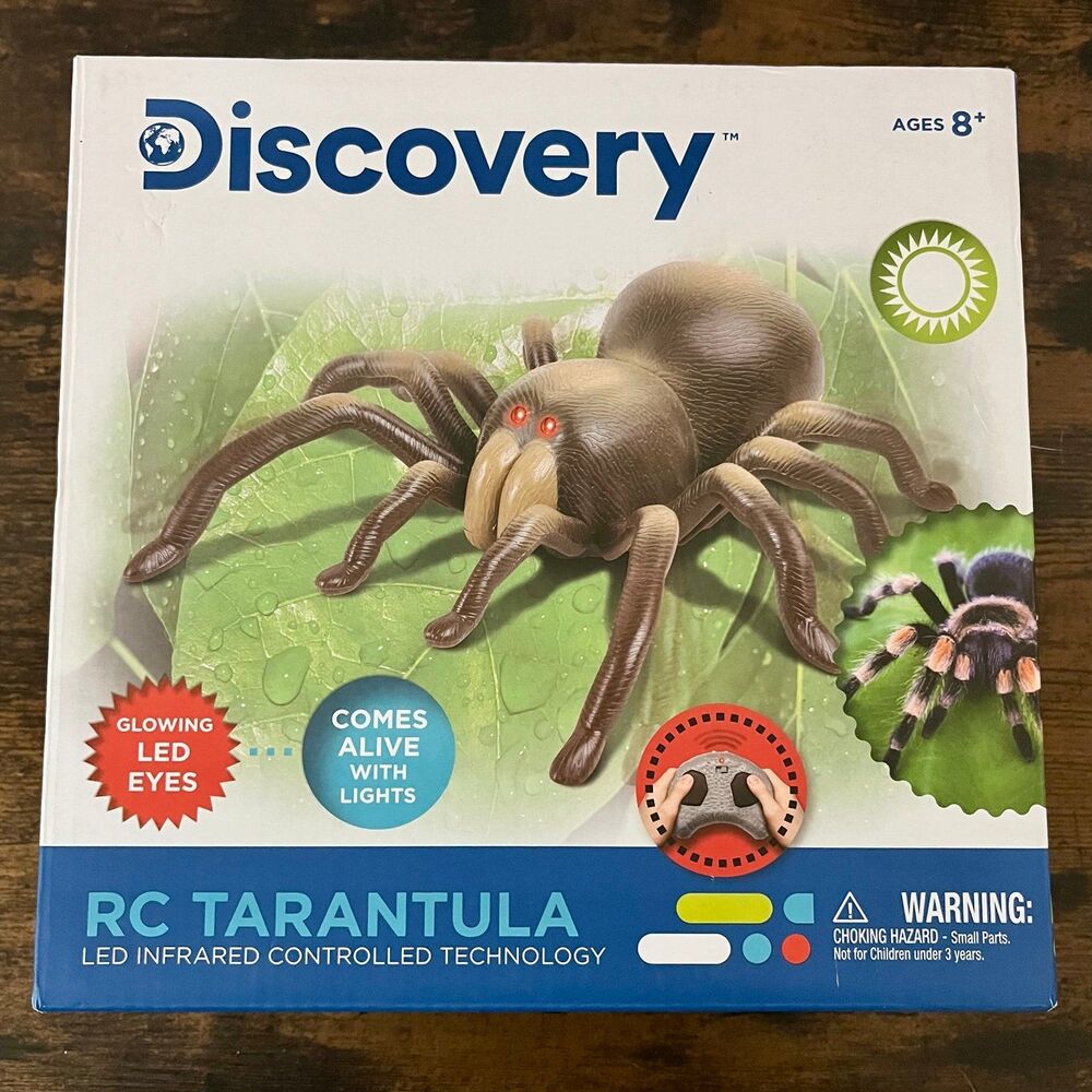 Discovery RC Tarantula Remote Control Spider LED Eyes Toy Open Box NEW